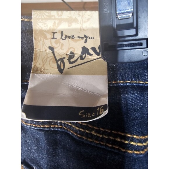 Beau Jeans Womens Sz 16 Stirrups Blue NWT - Picture 5 of 5